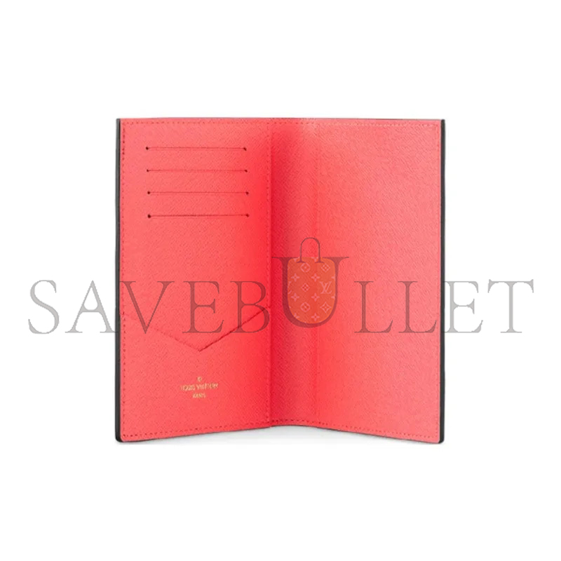 LOUIS VUITTON MONOGRAM COATED CANVAS PASSPORT BROWN M82625 (14*10.5cm)
